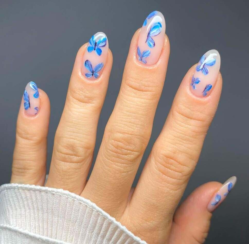 butterfly nail ideas