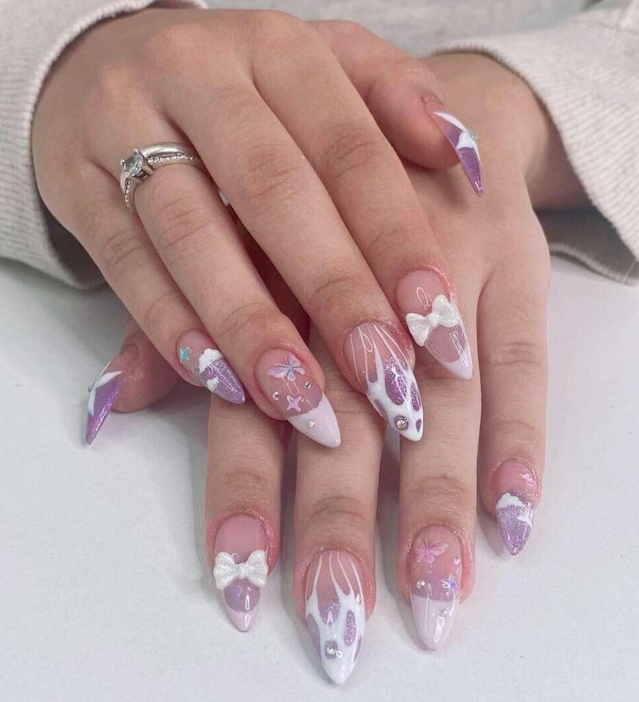 butterfly nail ideas