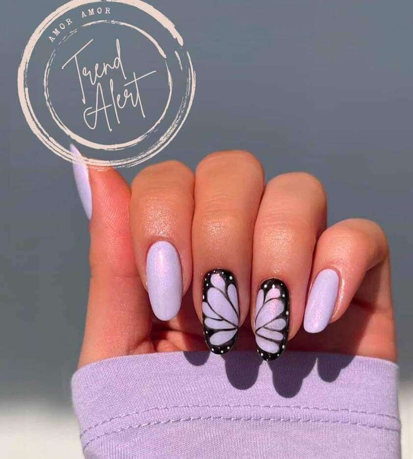 butterfly nail designs