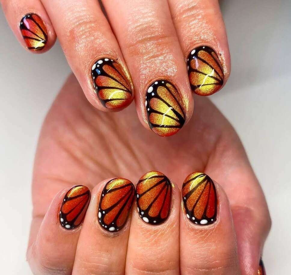 butterfly nail ideas