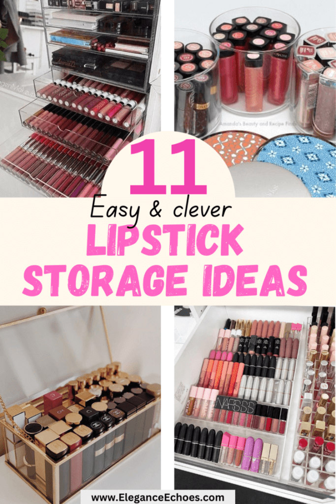 lipstick storage ideas