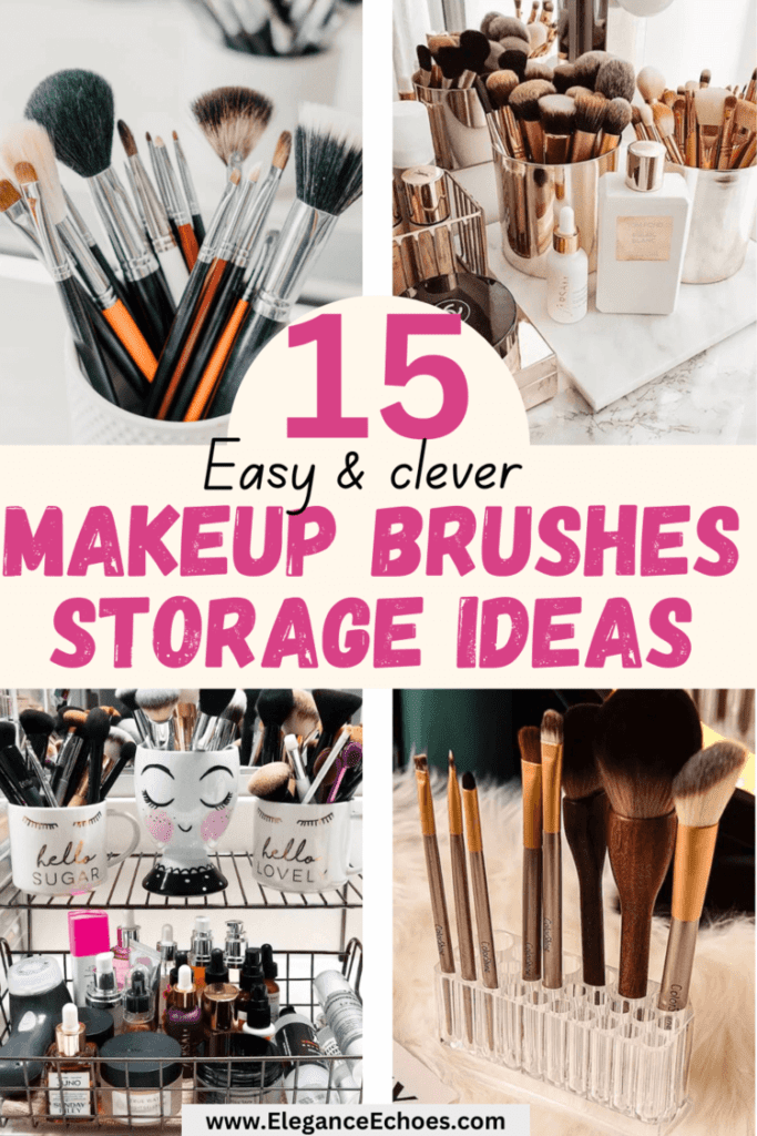 BEST WAY to store makeup Brushes