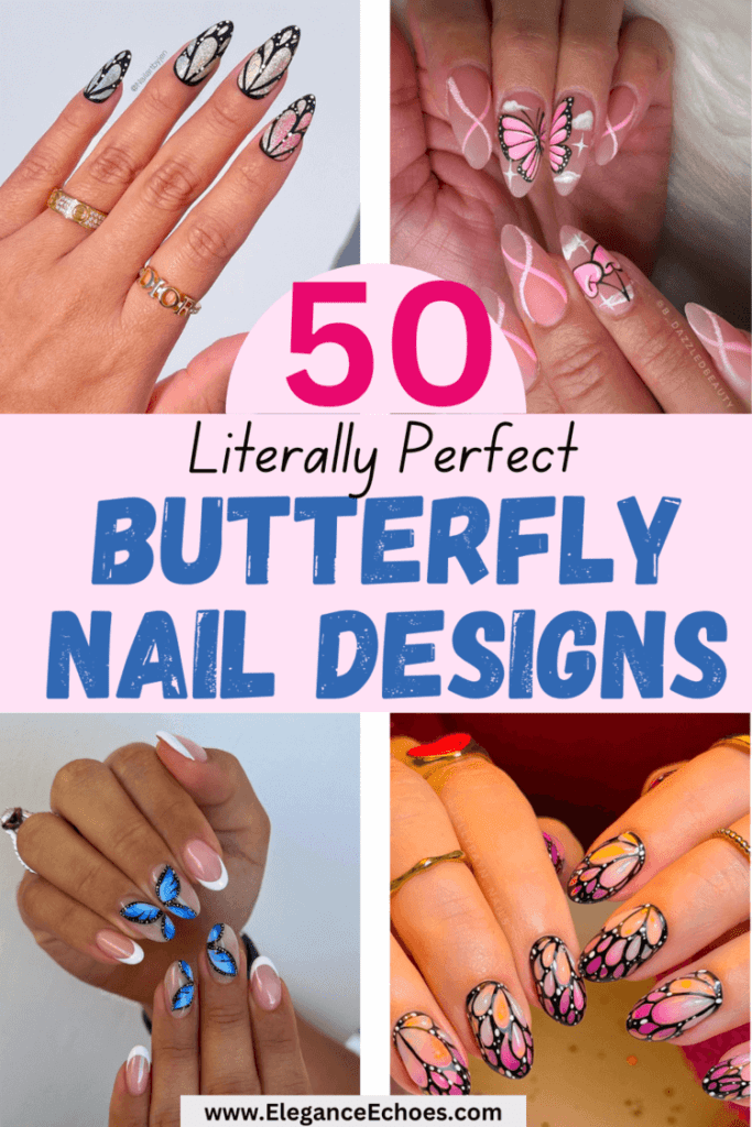 butterfly nail designs