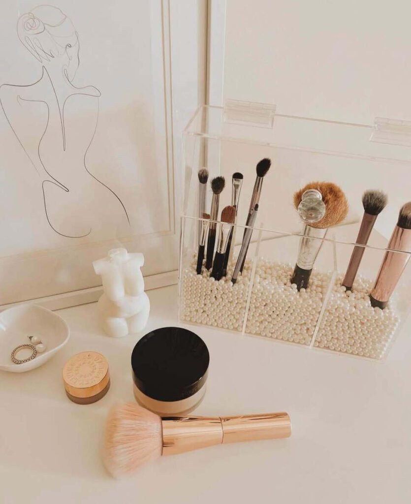 makeup brush storage ideas