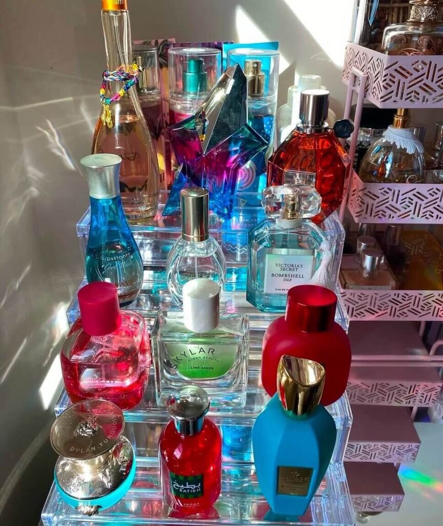 how to organize perfume