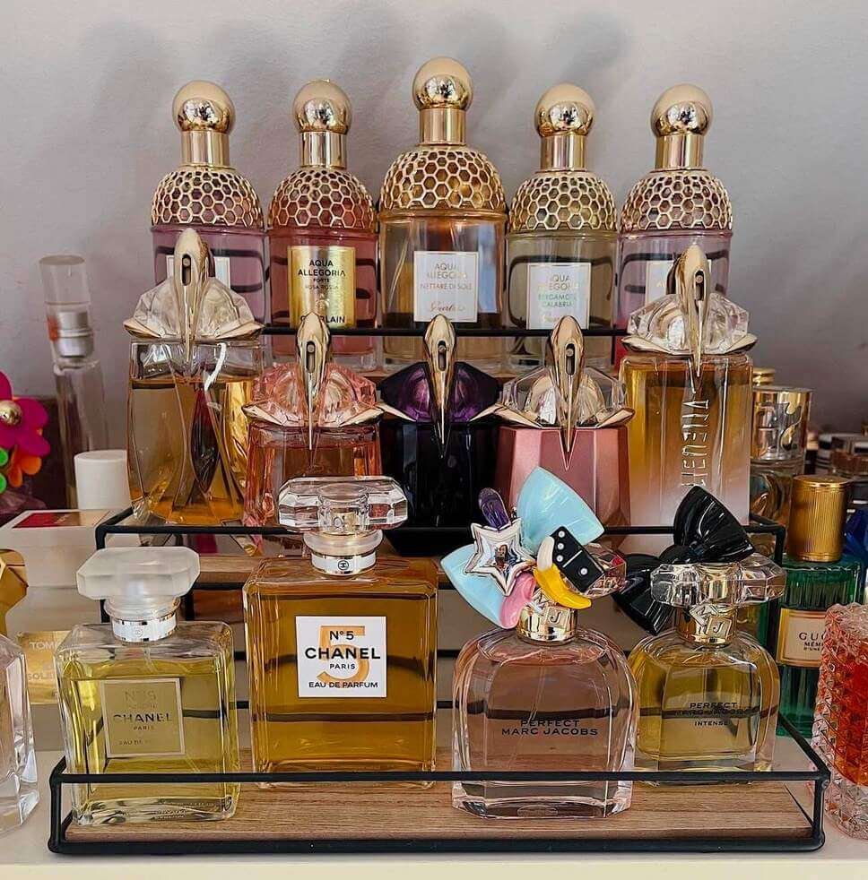 perfume organization ideas