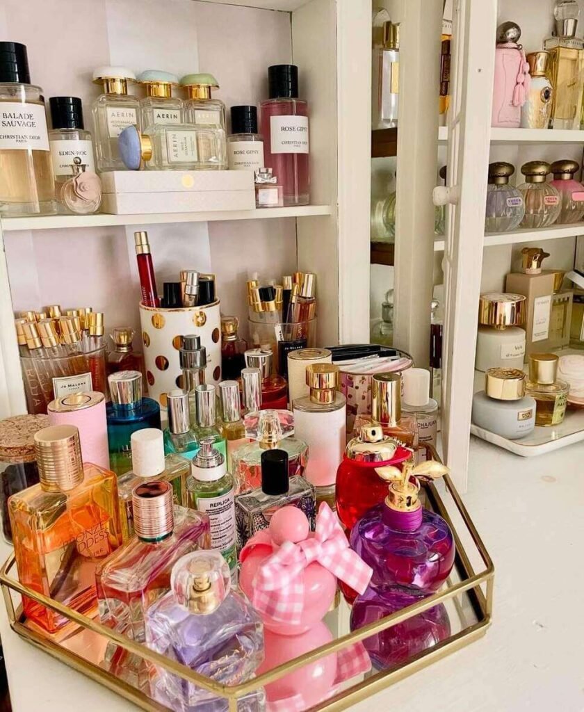 perfume storage ideas