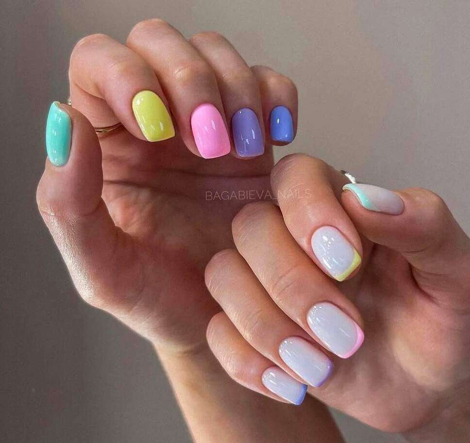 pastel nail designs