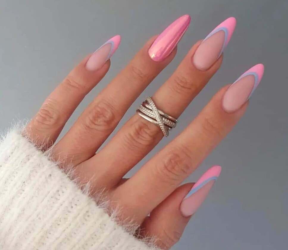 pastel long nail designs