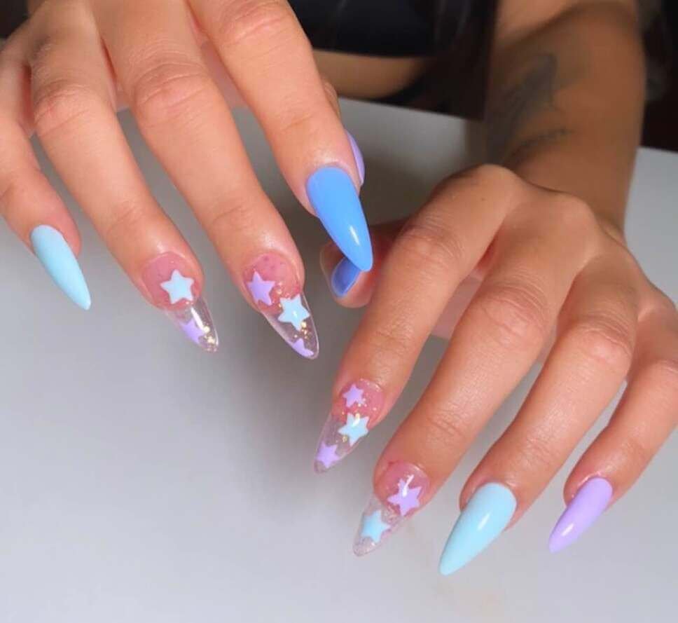 long pastel nail ideas