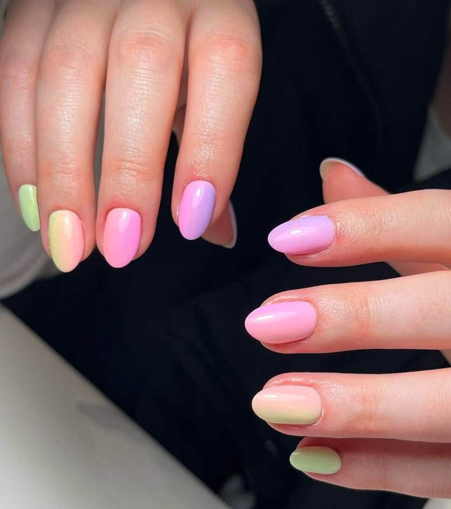 soft pastel nails