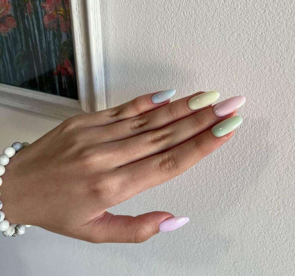 soft pastel nail designs