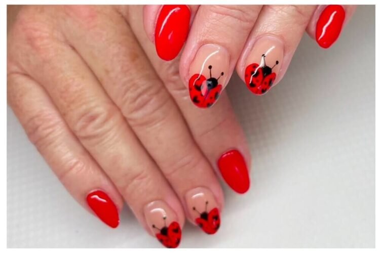 ladybug nail designs