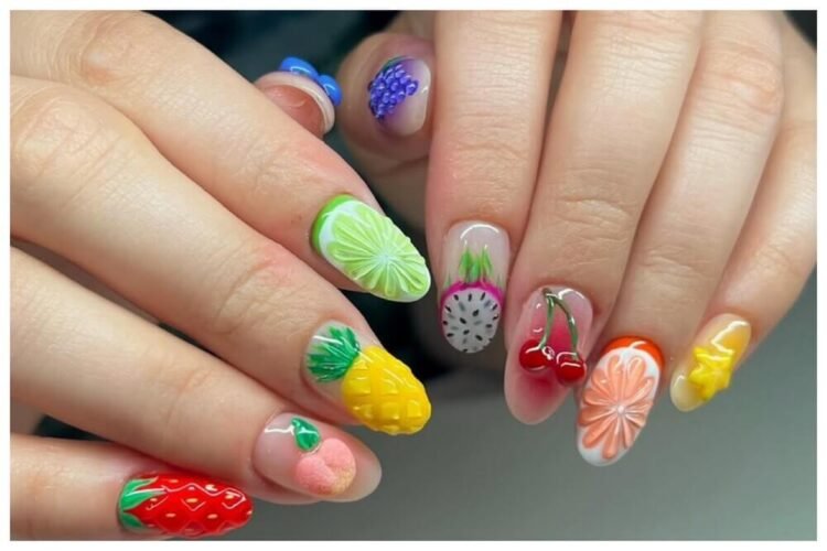 fruit nail designs