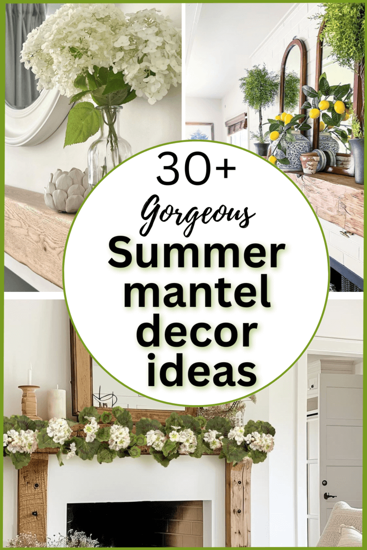 36 Summer Mantel Decor Ideas That Make Your Space Feel Like a Vacation