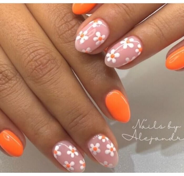 From Subtle Peach to Full-On Flame: 46 Orange Nail Designs to Obsess Over