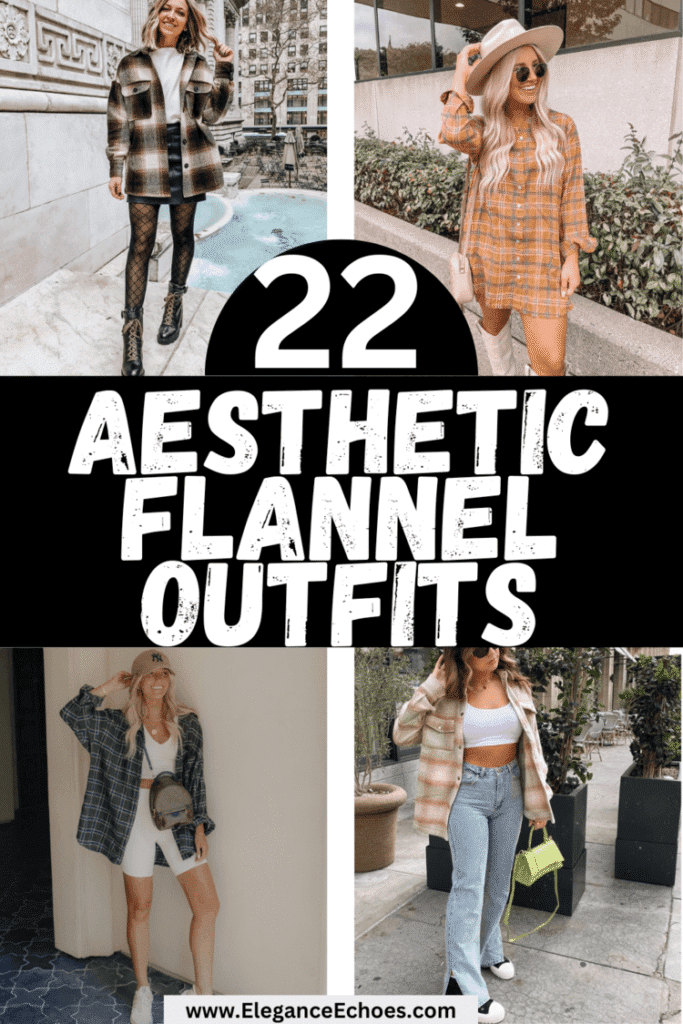 aesthetic flannel outfits
