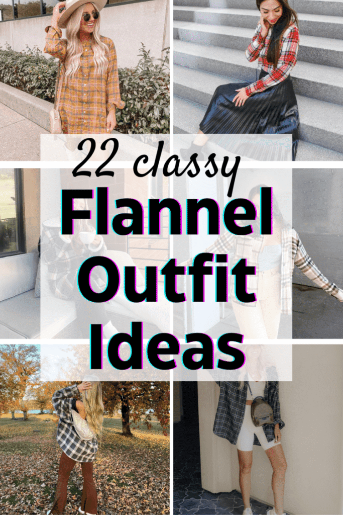 aesthetic flannel outfits