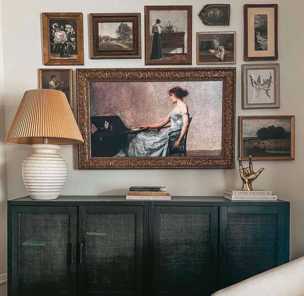 living room gallery tv wall ideas