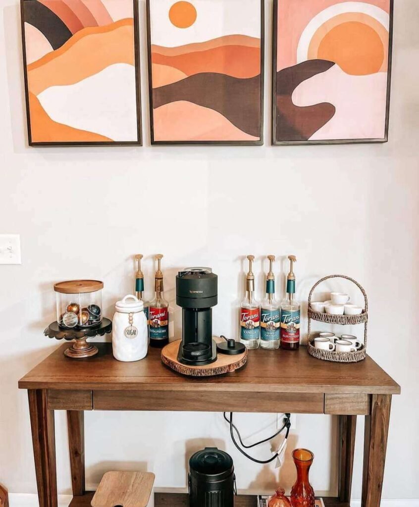 Nespresso coffee station ideas