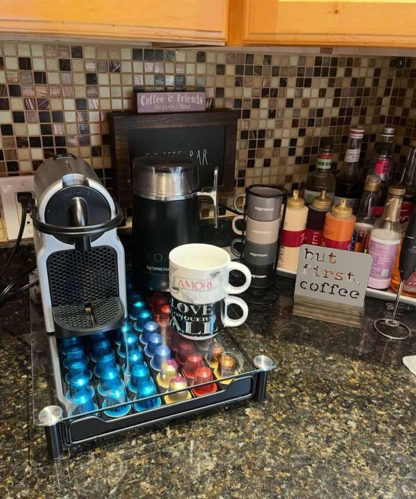 small Nespresso coffee corner