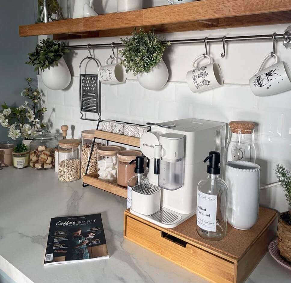 Nespresso coffee station ideas