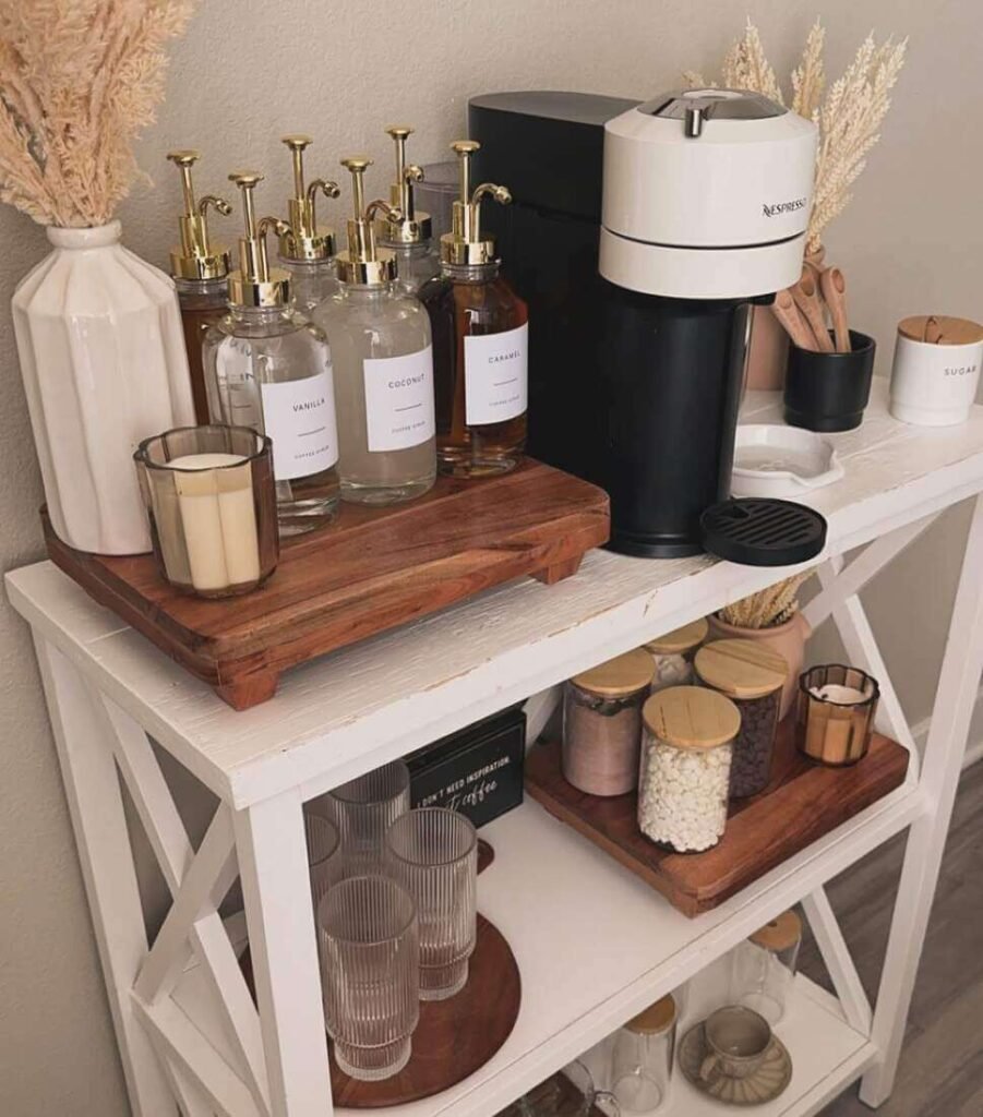 Nespresso coffee bar ideas