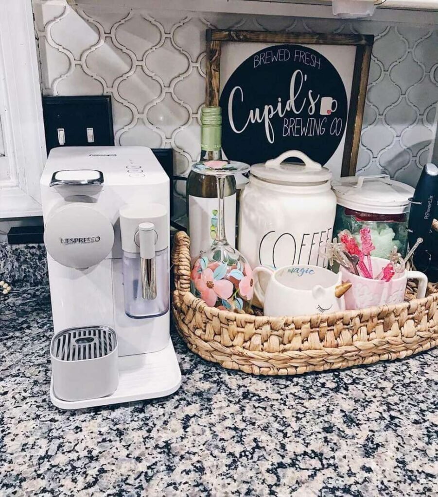 Nespresso coffee station ideas