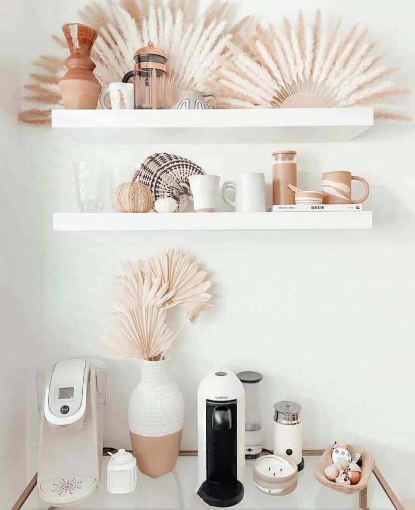 small Nespresso coffee bar ideas