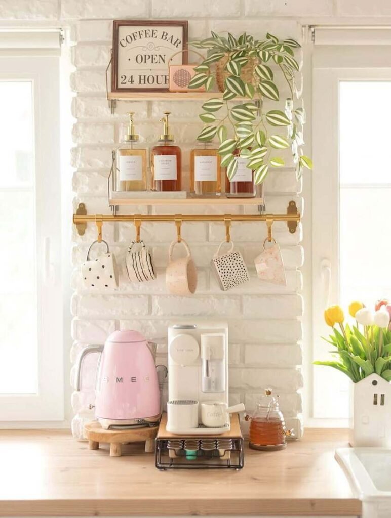 Nespresso coffee station ideas