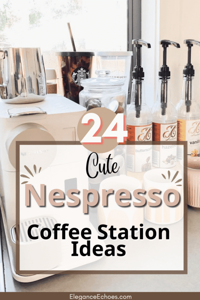 Nespresso coffee station ideas