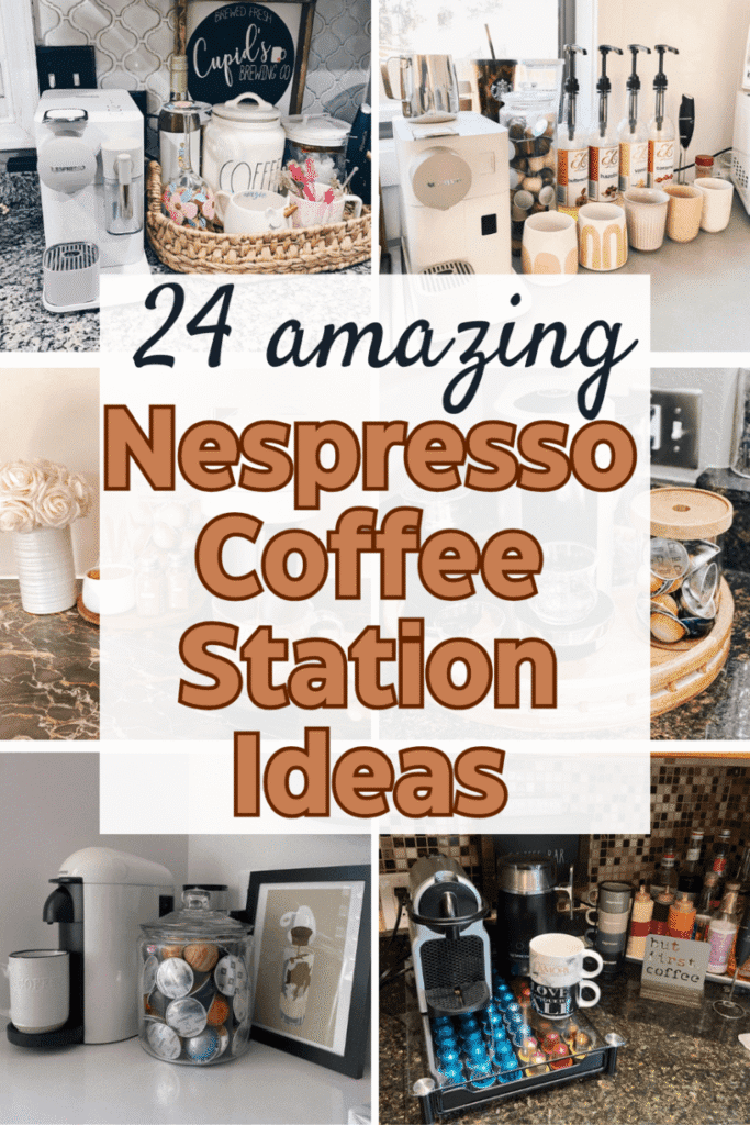 Nespresso coffee station ideas