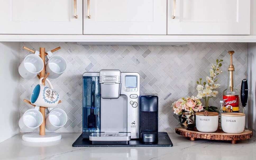 Nespresso coffee station ideas