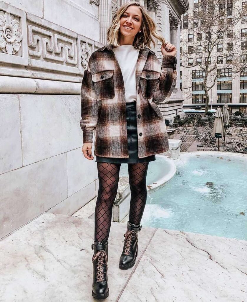 fall flannel outfits
