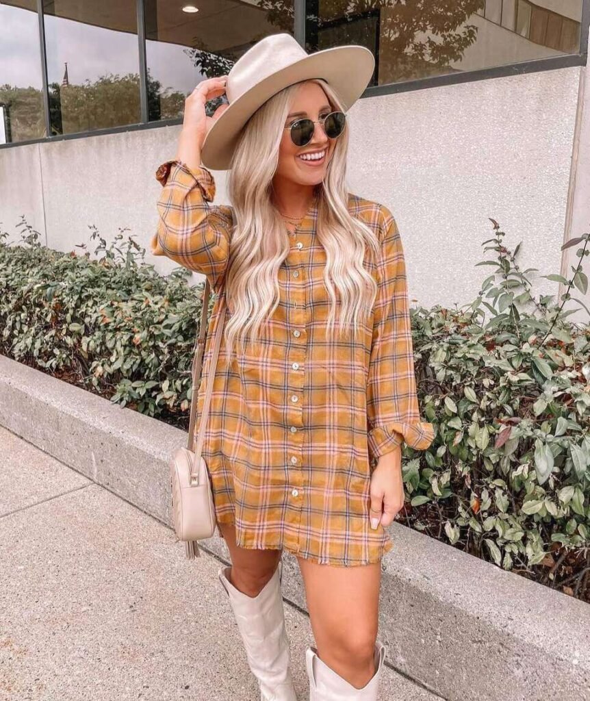 fall flannel outfit ideas