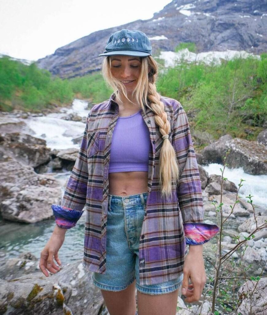 summer flannel outfit ideas