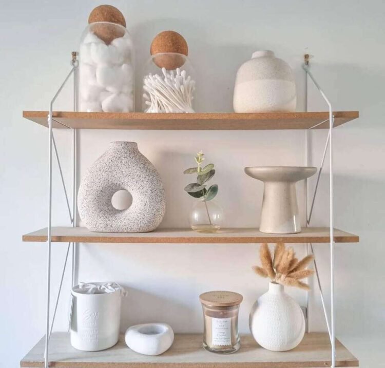 23 Pretty and Functional Bathroom Shelf Decor Ideas You’ll Want to Copy
