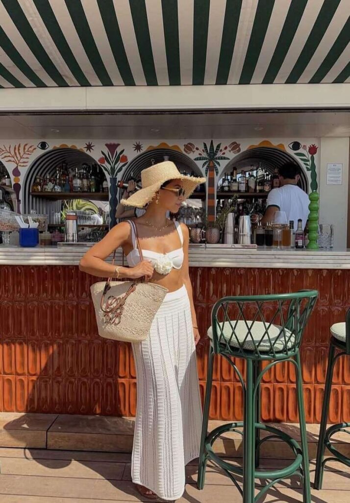 white beach outfit ideas