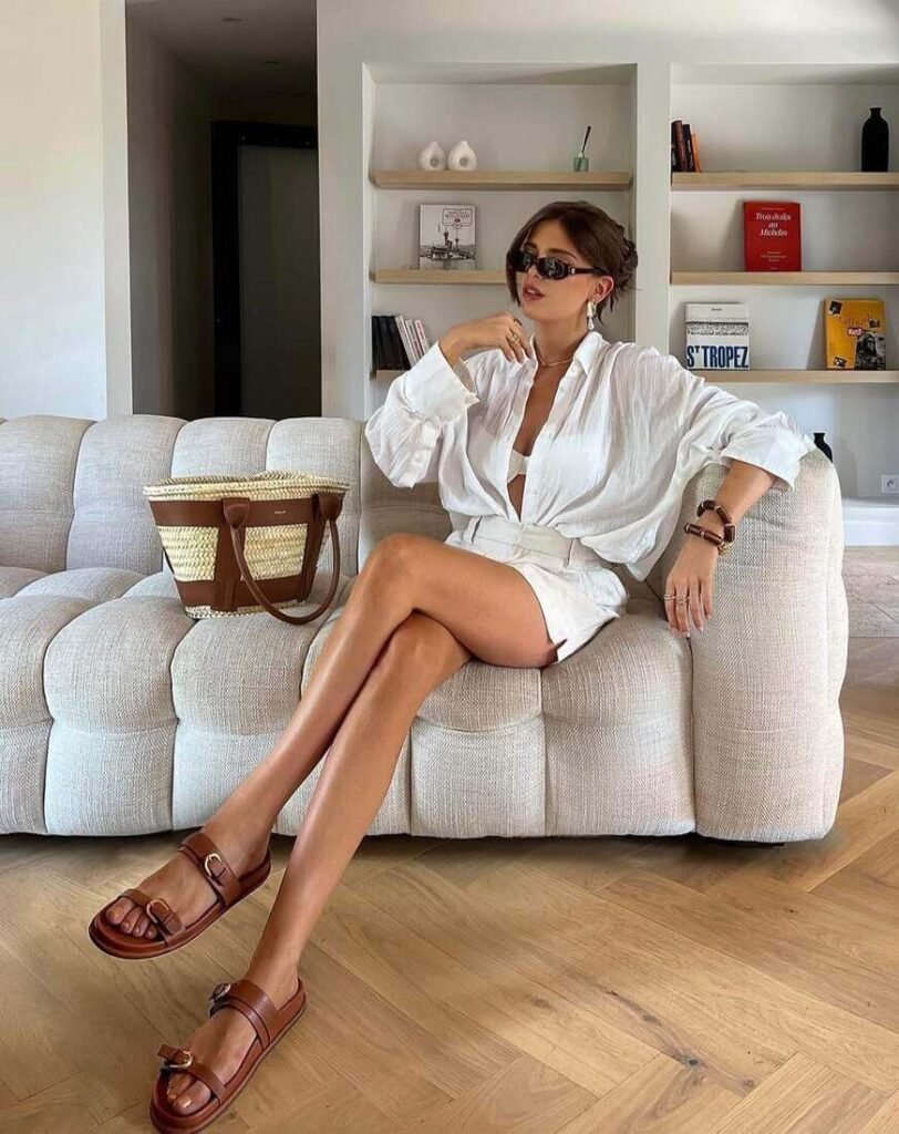 linen beach outfit ideas