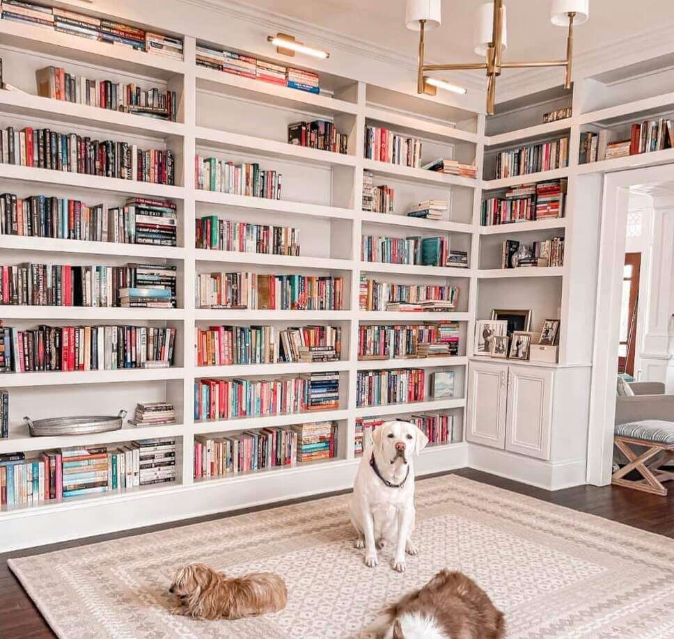 large home library ideas