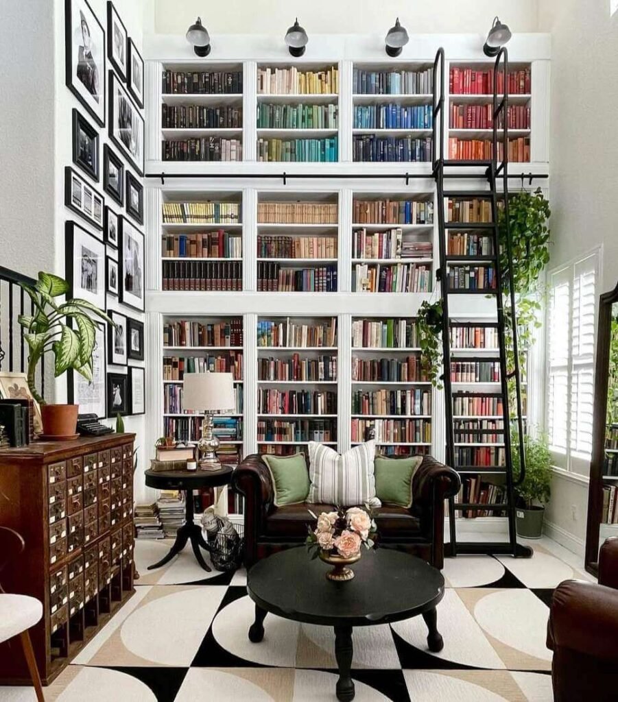 large home library ideas