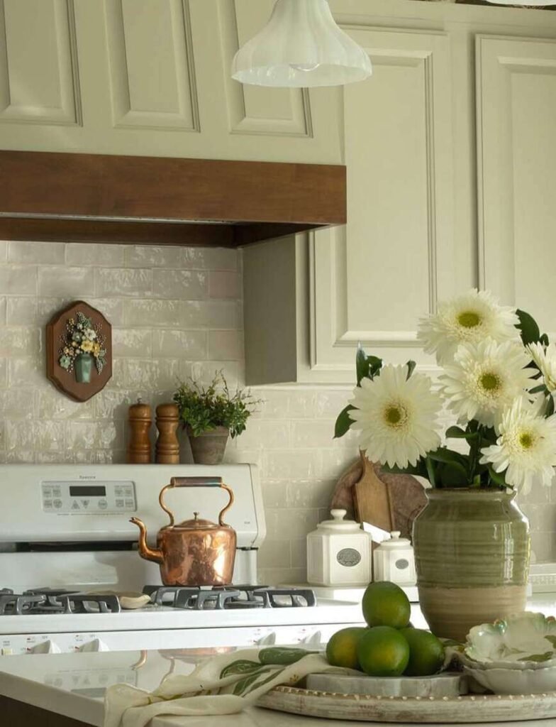 summer kitchen island decor