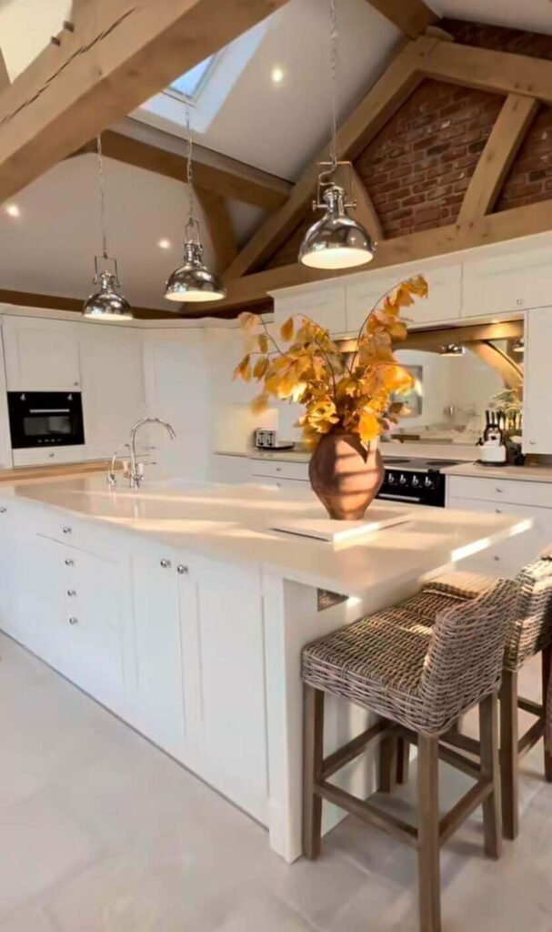 fall kitchen island decor