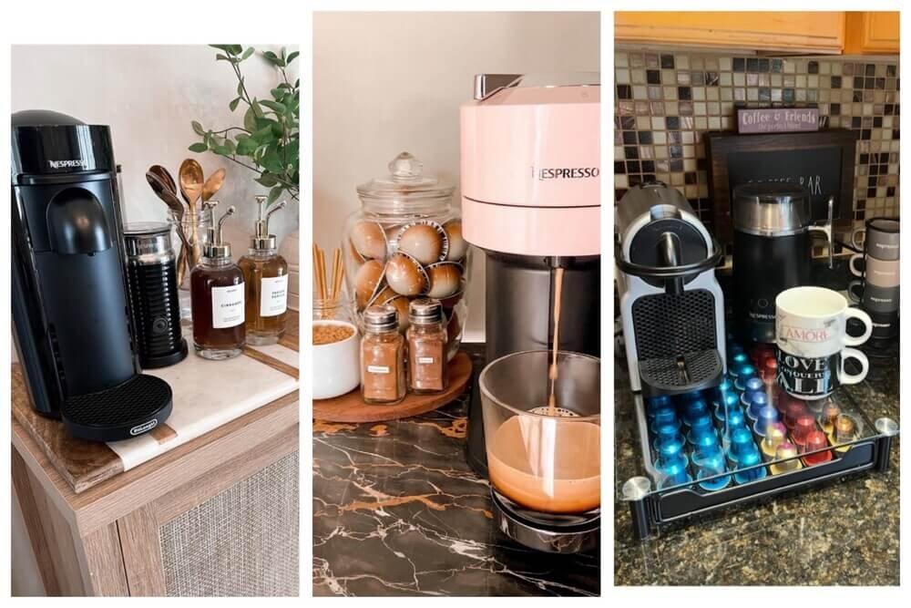 Nespresso coffee station ideas