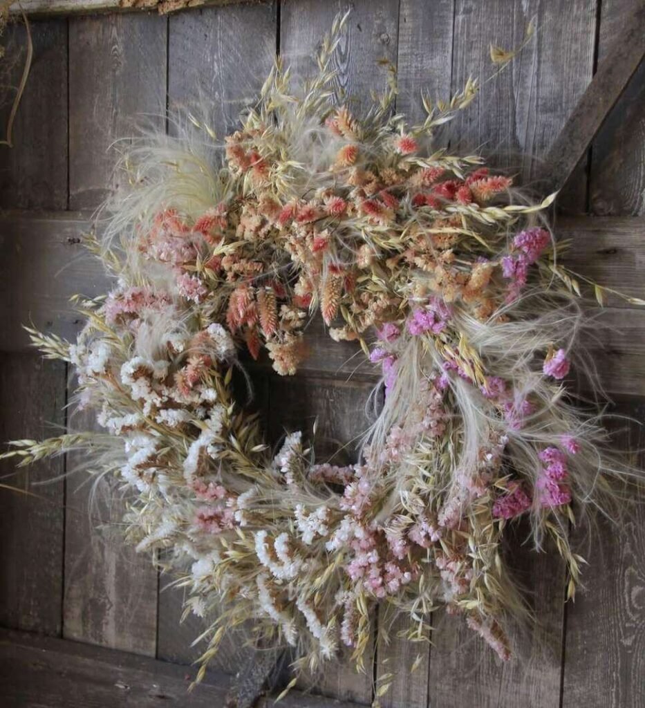barn summer wreath
