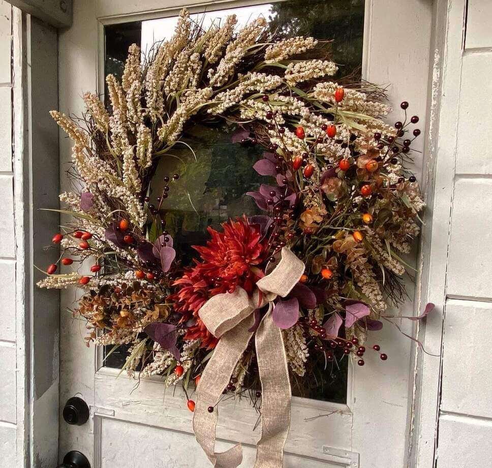 dry fall wreath ideas