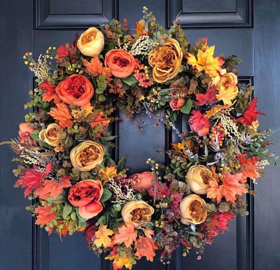 fall wreath ideas for the front door
