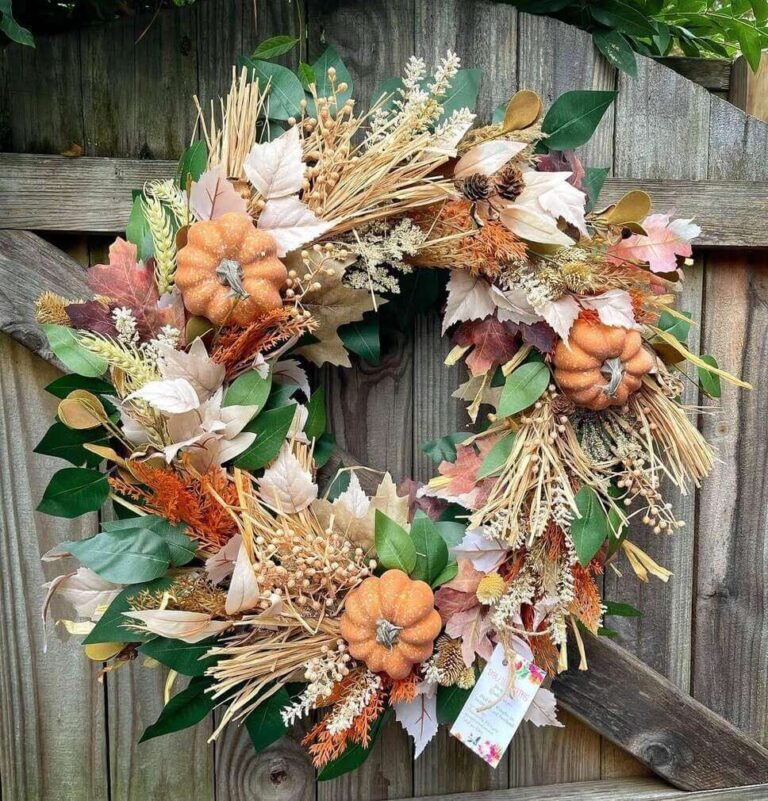 40 fall wreath ideas to dress up your front door