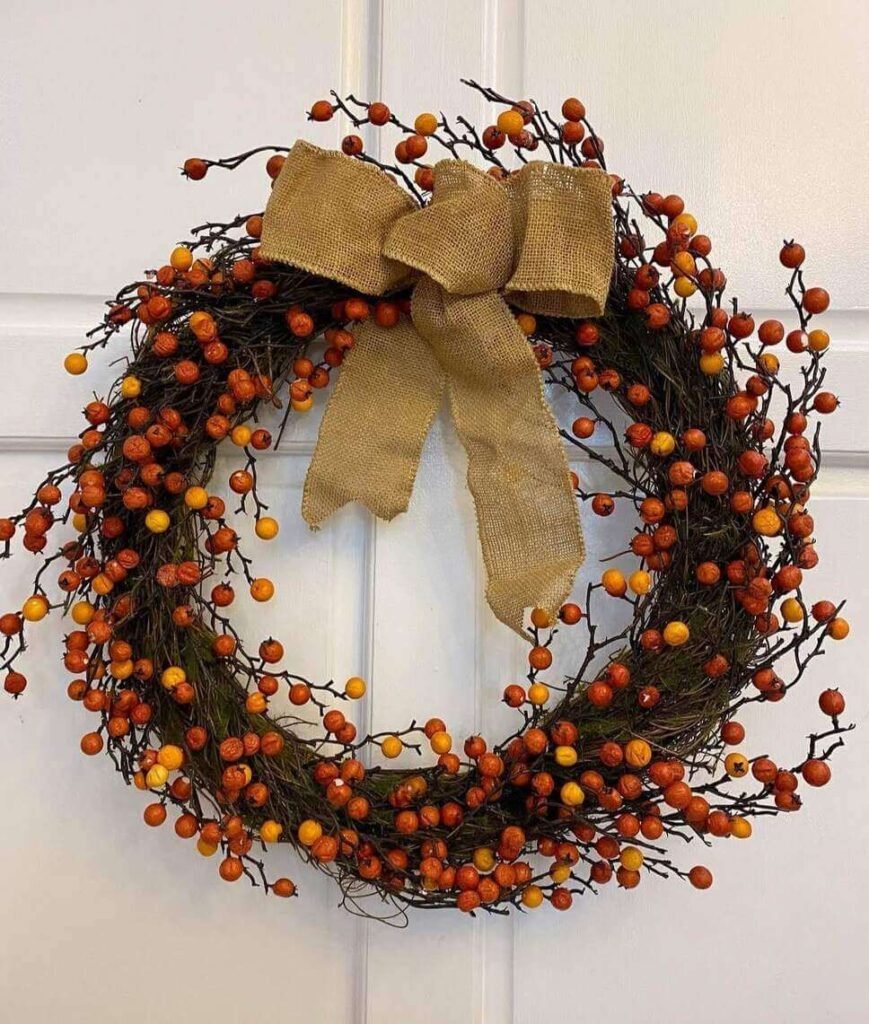 berry fall wreath
