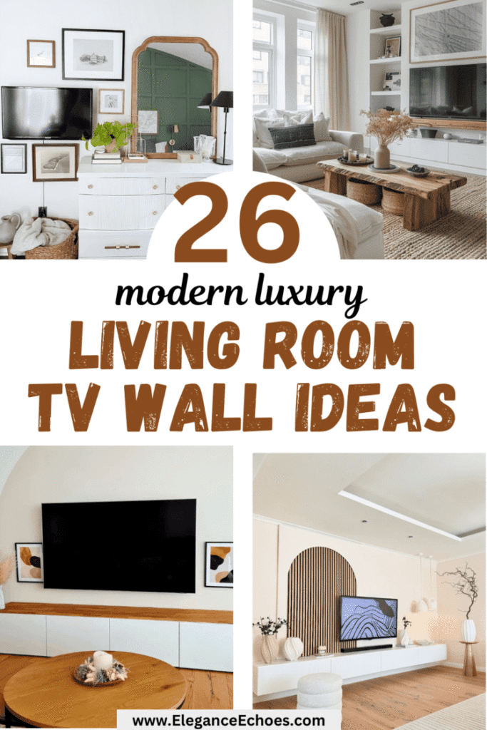how to style a living room tv wall
